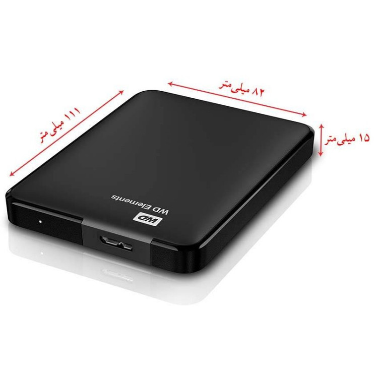هارد اکسترنال برند وسترن دیجیتال مدل Elements ظرفیت 2 ترابایت