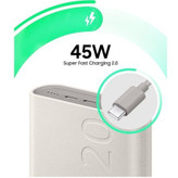 پاور بانک 45 وات برند سامسونگ مدل EB-P4520 ظرفیت 20000 میلیآمپر ساعت