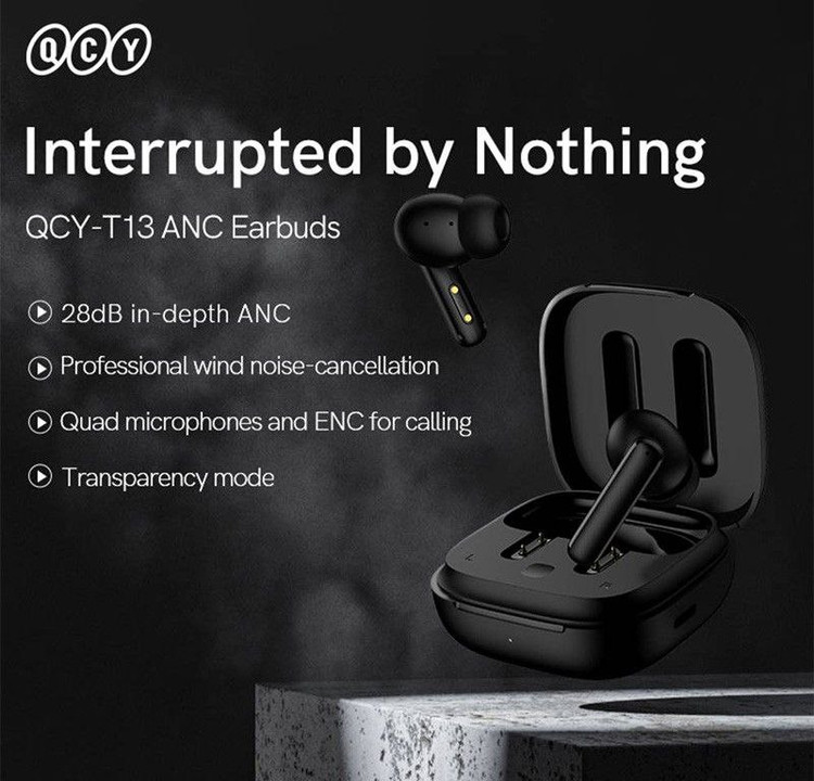 هدفون بلوتوثی از برند QCY مدل T13 ANC